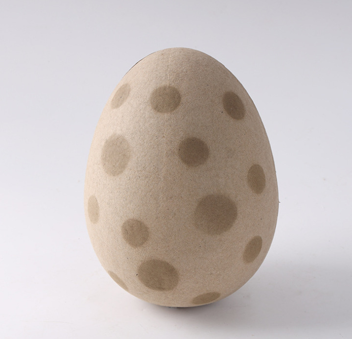 Factory Direct Sales Pulp Molding Dry Pressing Wet Pressing Environmentally Friendly Paper Tray Easter Paper Egg Color Egg Paper Tray Processing and Customization
