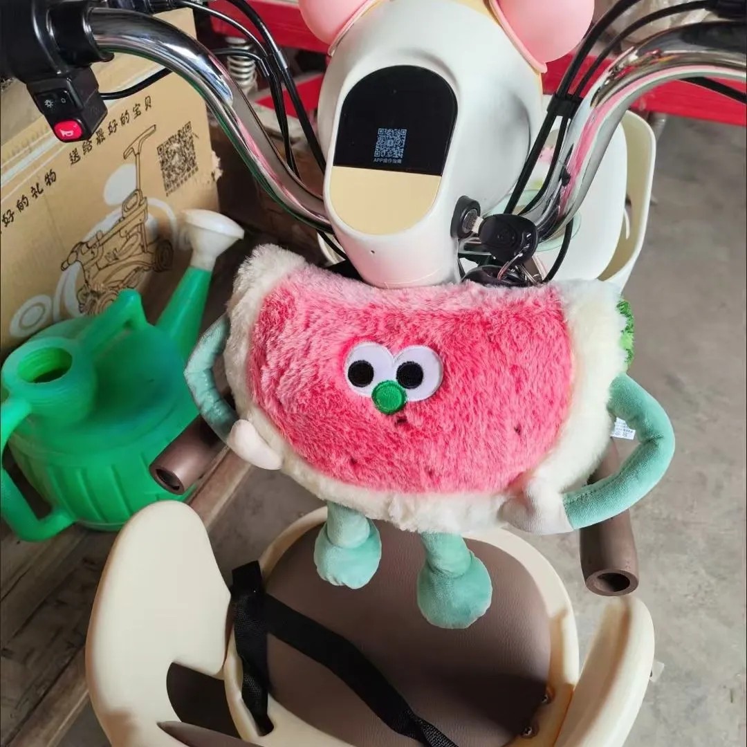 Cute Watermelon Anti-Collision Mat, Electric Vehicle Anti-Collision Protection Mat, Kidsren's Anti-Collision Bag, Baby Anti-Collision Headrest