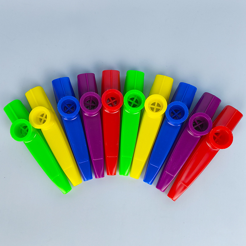 Plastic Flute Card Wholesale Orff Teaching Aids Kidsren's Percussion Instruments Kindergarten Teaching Aids Plastic Kazoo
