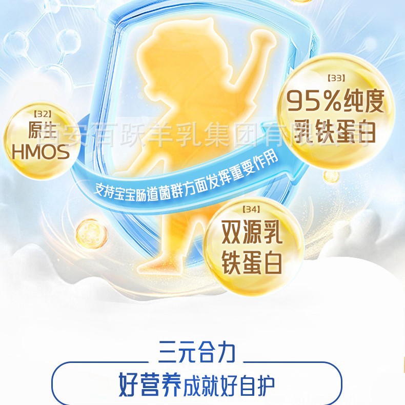 New National Standard Yubao Goat Milk Enbei Infant Formula Goat Milk Powder Stage 3 700g Can Baby Goat Milk Powder