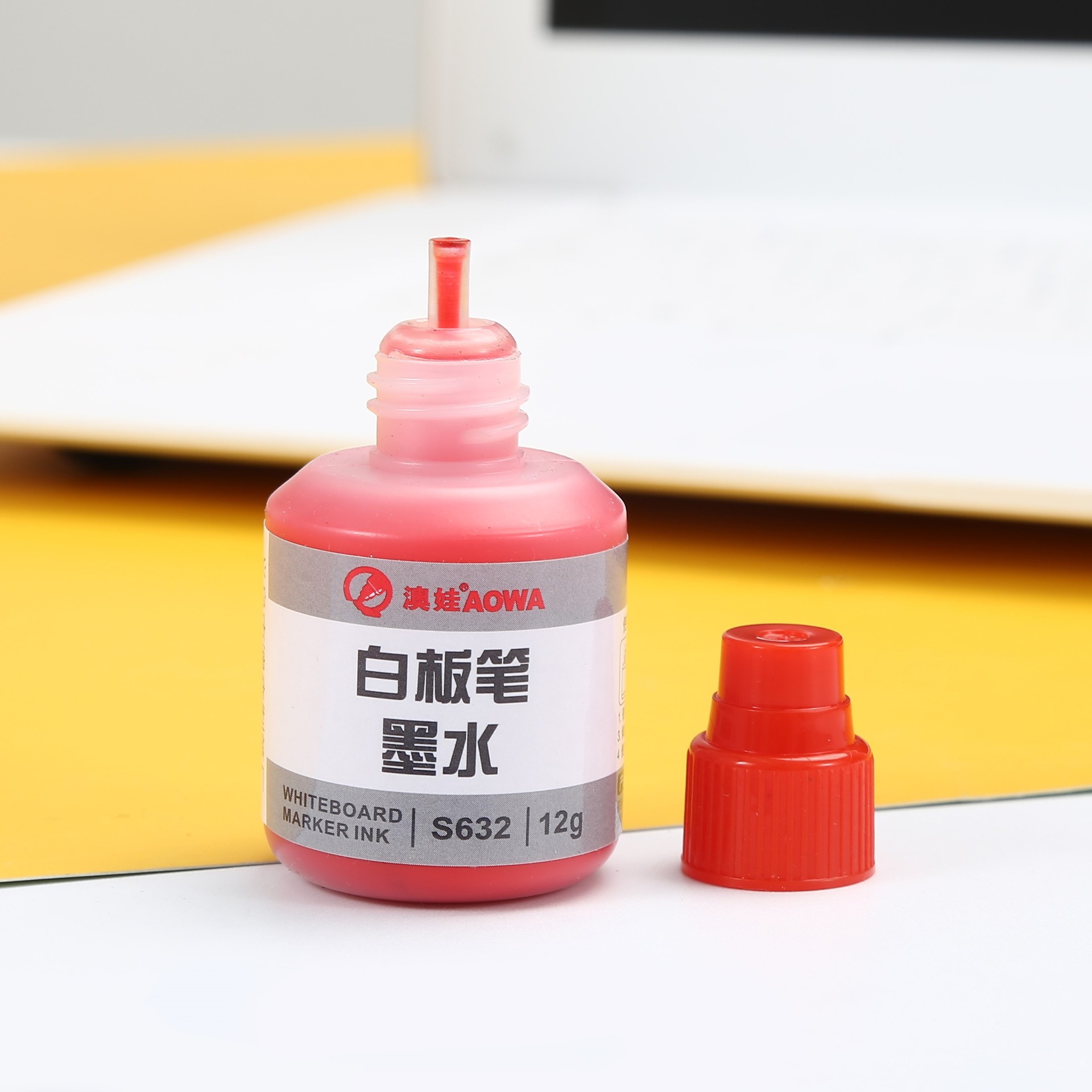 Factory spot wholesale 12G Aowa whiteboard pen ink color marker pen filling water marker pen supplement liquid