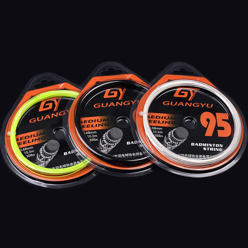 Guangyu GY95 Badminton Line hitting sound loud and durable badminton racket line high elastic Badminton Line wholesale