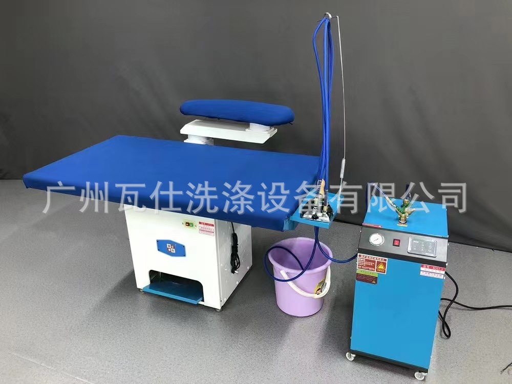 Guangzhou Laundry Shop Equipment Complete Packaging Machine Clothes Conveyor Line Multifunctional Ironing Table Dry Cleaning Machine Equipment