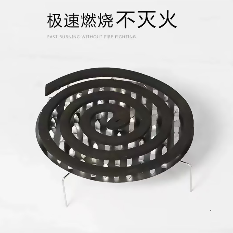 Enlarged and Heightened Safe Fireproof Mosquito Coil Tray Mosquito Coil Box with Lid Mosquito Coil Holder Tray Ash Catcher Fireproof