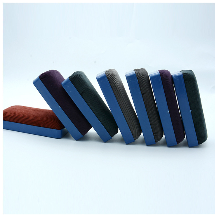Dingdong Whiteboard Eraser Manufacturer Direct Supply Large and Small Velvet Magnetic Plastic Easy-To-Wipe Chalk Accessories Blackboard Eraser Brush