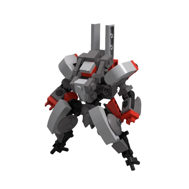 MOC building blocks compatible with Lego minicomputer MOC assembled robot puzzle creative eight-claw gold exoskeleton