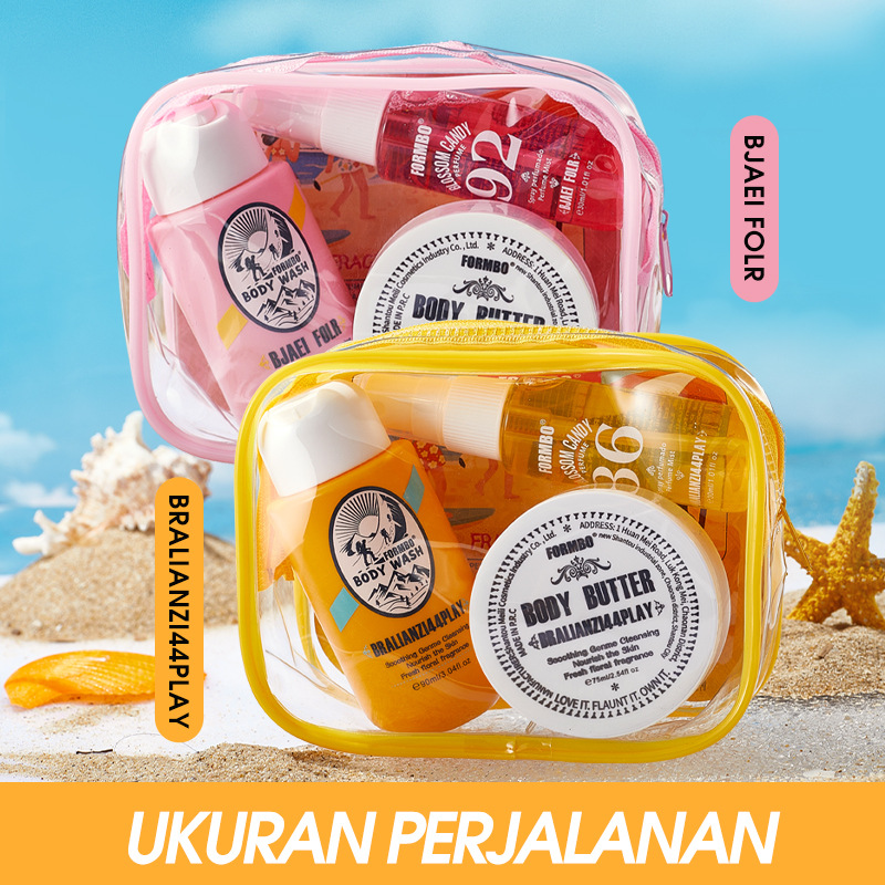 Cross-Border Exclusive Formbo Perfume Body Lotion Shower Gel Three-In-One Fragrance Lotion Moisturizing Care Deep Cleansing