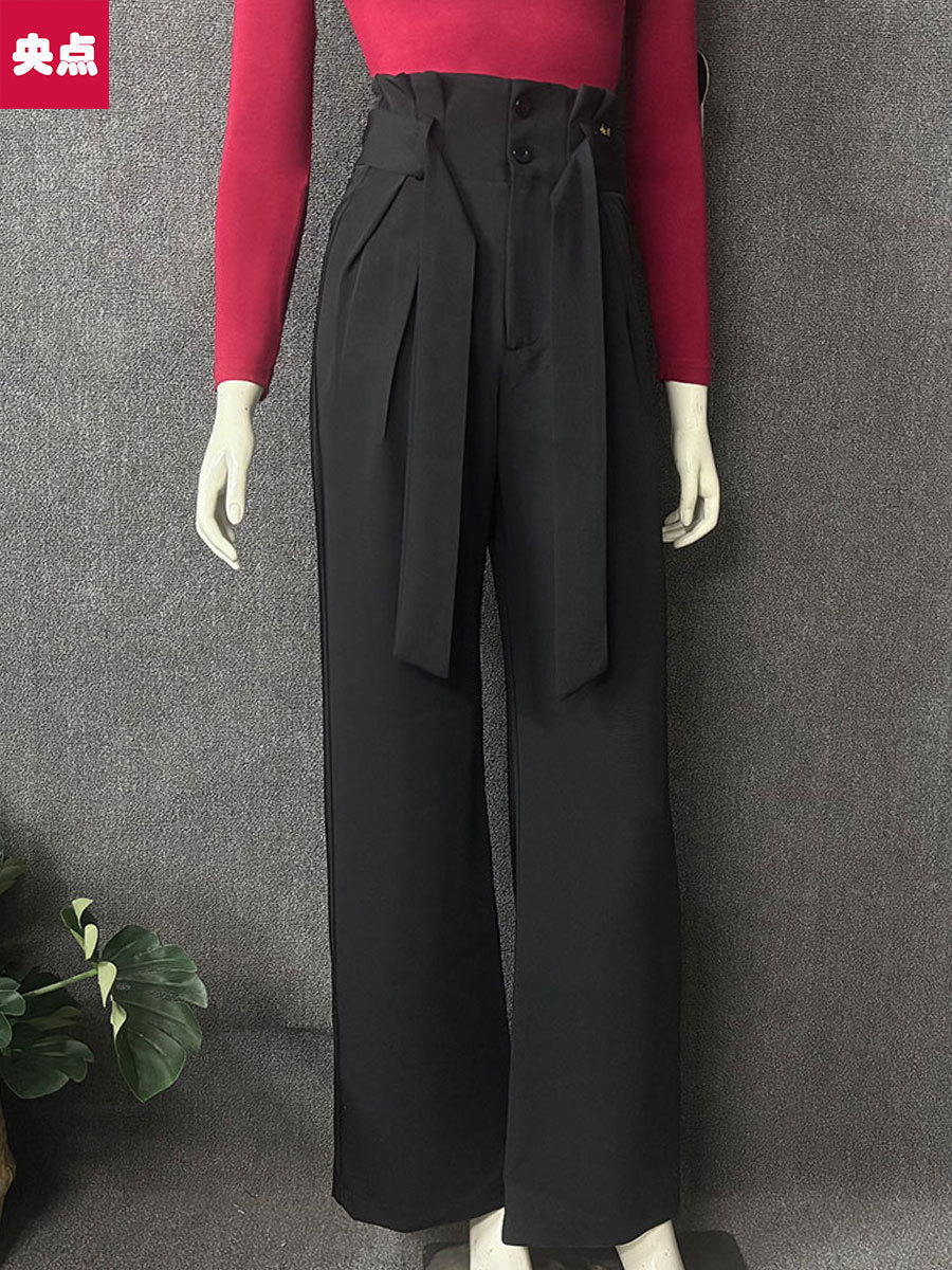 Latin Dance Bloomers Modern Dance Ballroom Dance Performance Square Dance Straight Slimming Dance Practice Pants