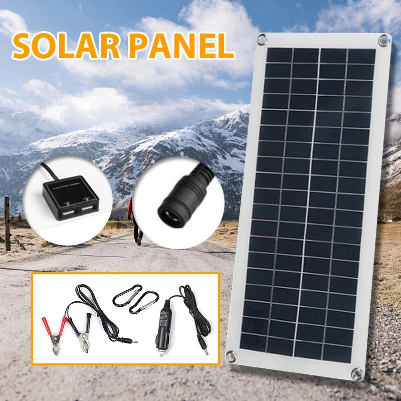 Cross-Border Solar Kit Polycrystalline 10W18V12V Solar Panel Suitable for Rv and Ship Off-Grid System