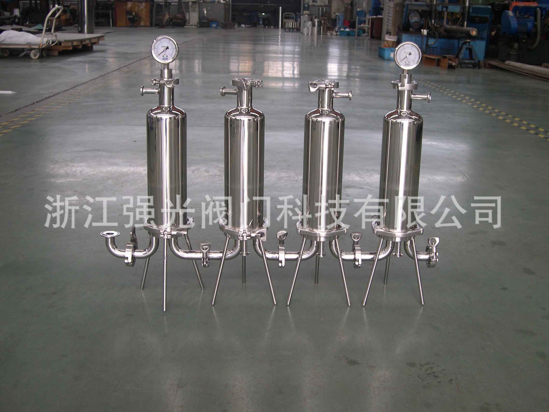 Qgsys Type Stainless Steel Quartz Sand Filter, Activated Carbon Filter, Stainless Steel Anion and Cation Exchanger