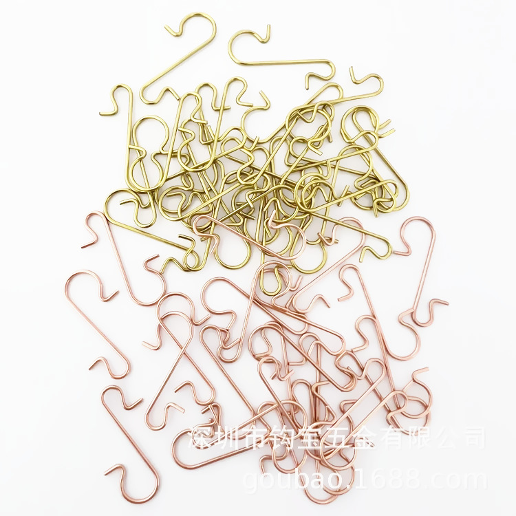 Metal Christmas Hook Gold Red Green Silver Multicolor Christmas Decorations Hook Hook S Hook Spot