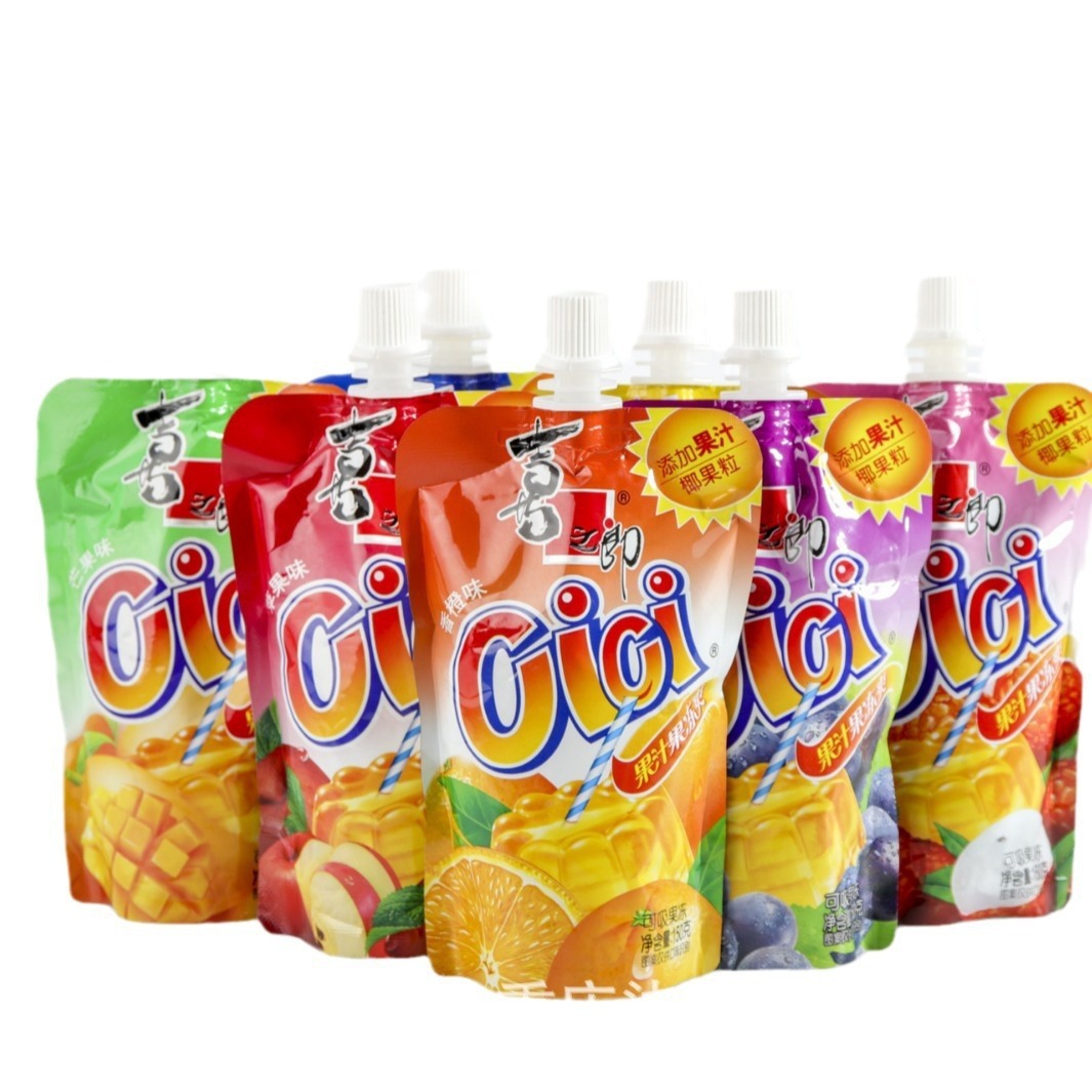Xichiro Suction Jelly Summer Juice Suction Jelly Cool 150gcici Grape Flavor Lemon Flavor Jelly Snacks