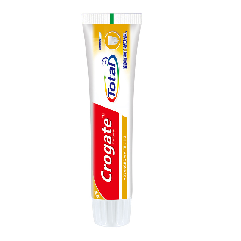 Crogate Full English Version Toothpaste Stain Removal Anti-Cavity Lemon Gum Protection Healthy Teeth Fresh Breath Cross-Border Wholesale Whitening