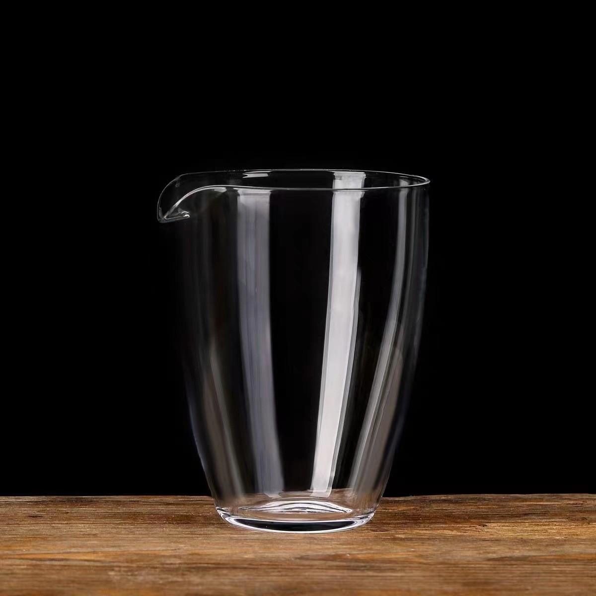 Transparent high borosilicate glass fair cup thickened Japanese-style household tea set heat-resistant tea sea small size cup tea dispenser