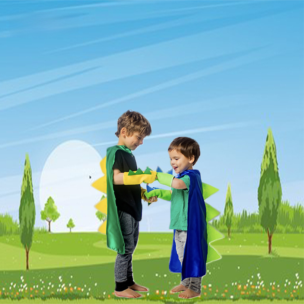 Children's Dinosaur Cape Halloween Costume Performance Costume Children's Day Performance Costume Birthday Party Cape