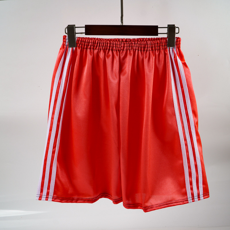 Summer Men's Sports Shorts Drifting Three-Bar White Rope Basketball Pants Men's Low-Price Beach Pants Manufacturer Wholesale