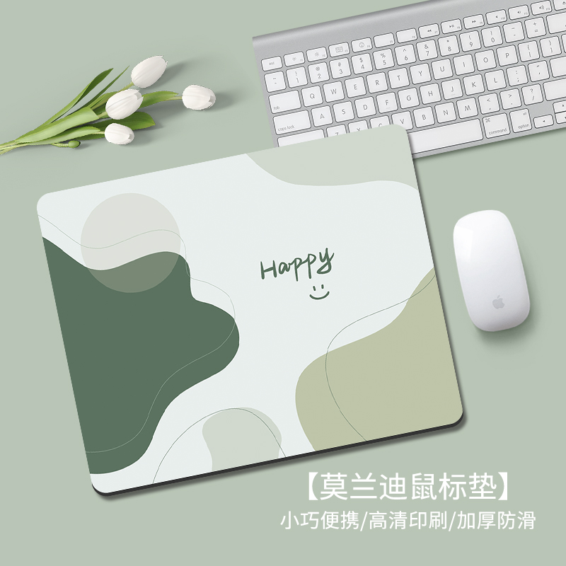Классический коврик для мыши Morandi, милый компьютерный подставка для запястья, коврик для клавиатуры для девушек, коврик для стола студента