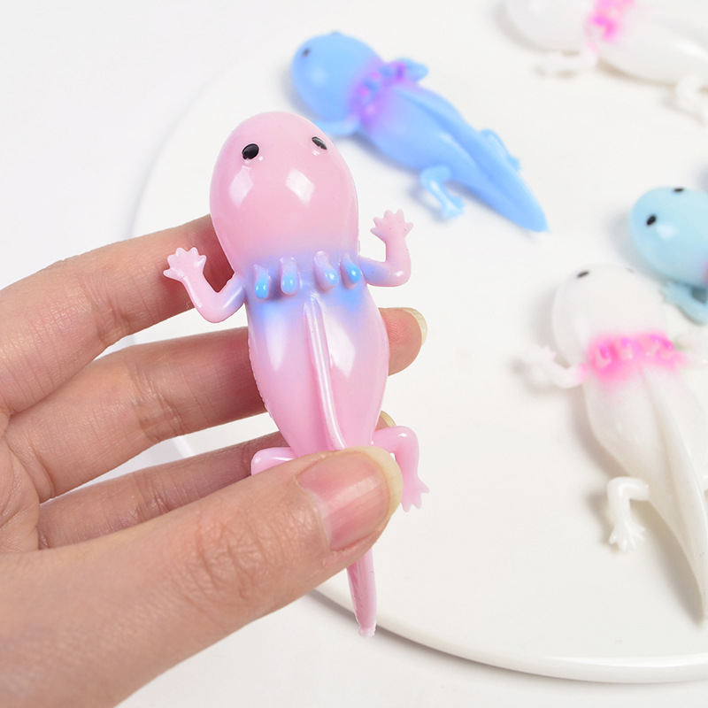 Creative ejection salamander finger ejection toy TPR fingertip fun puzzle stick wall toy decompression finger dart