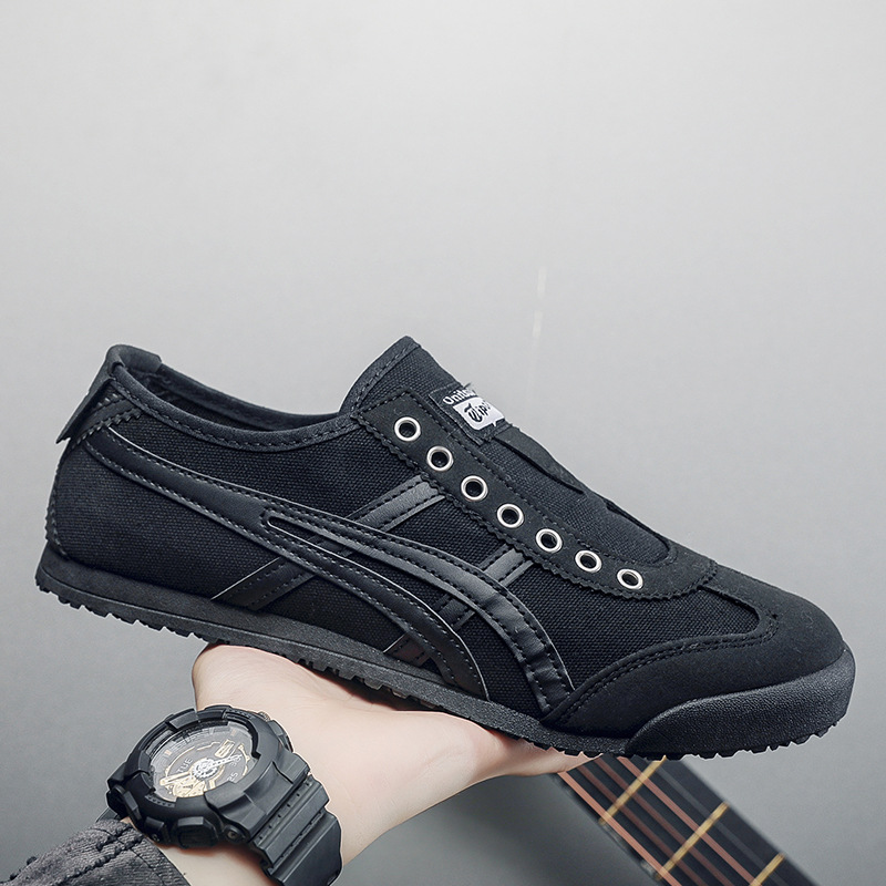 Couple Style Casual Women's Canvas Shoes Slip-On Sneakers Trendy Men's Shoes