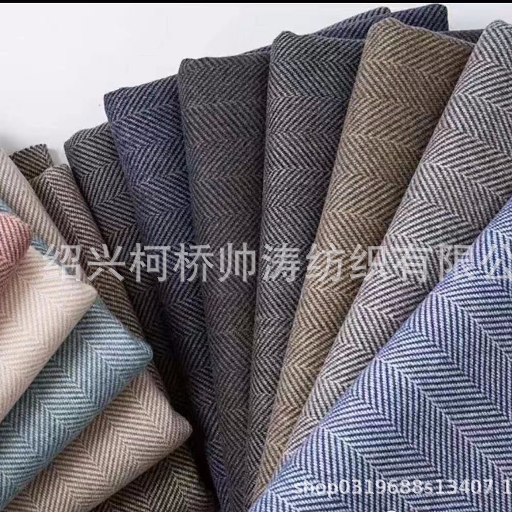 Новая британская ткань из полутонкого шерсти с елочкой, осень и зима, утолщенная, большая елочка, в наличии, небольшой аромат