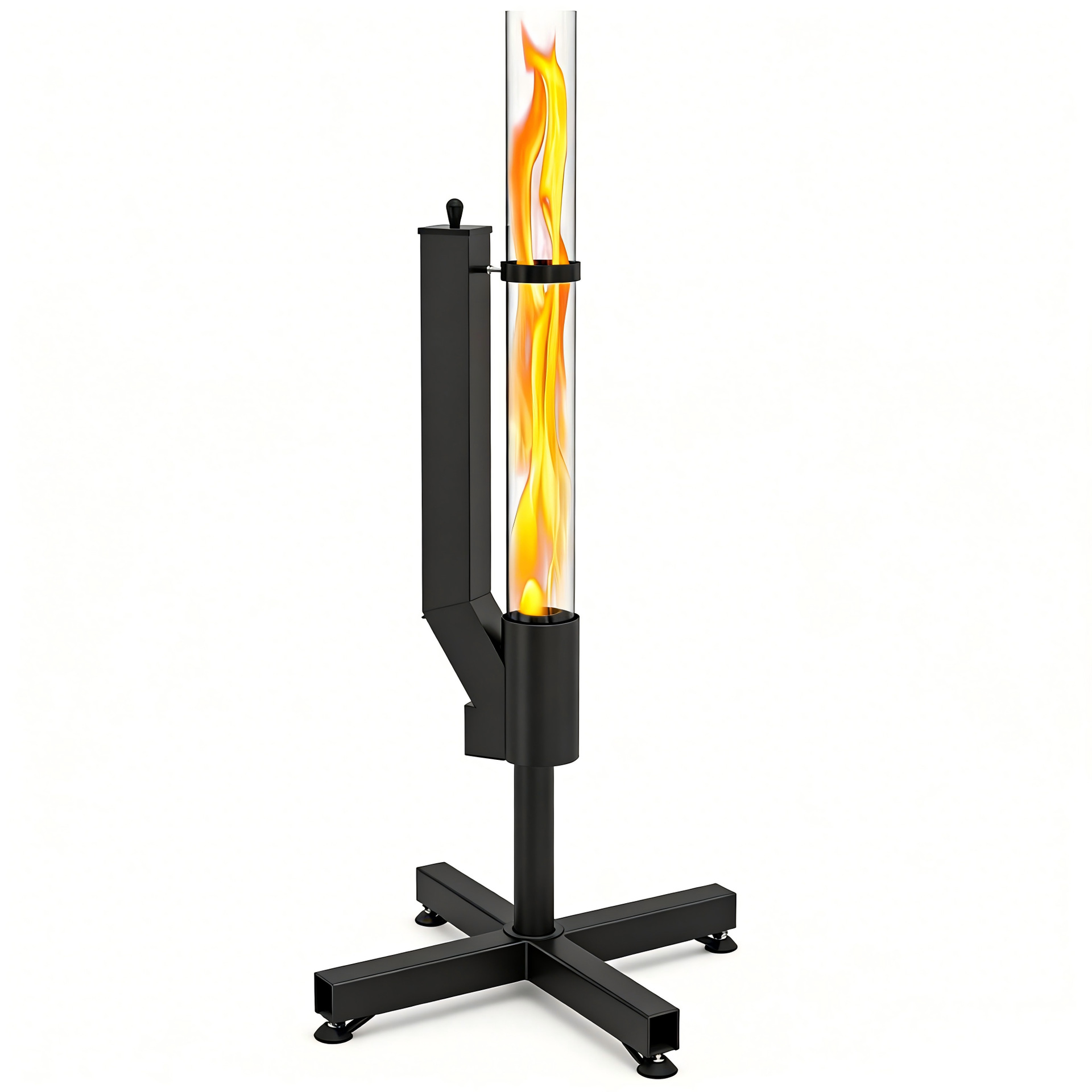 Вертикальная дровяная ракетная печь, ракетная установка, обогреватель для двора, уличная кемпинговая зимняя пеллетная печь