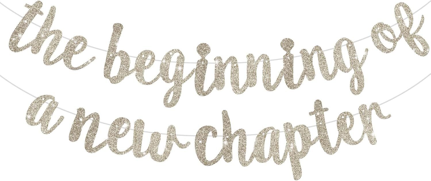 Баннер Beishida "Новая глава начинается", украшение для прощальной вечеринки, выпускной баннер 2025