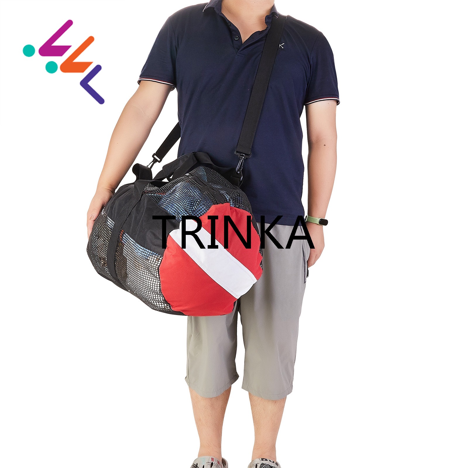 Extra thick diving equipment mesh bag scuba BCD portable equipment storage bag fitness luggage bag