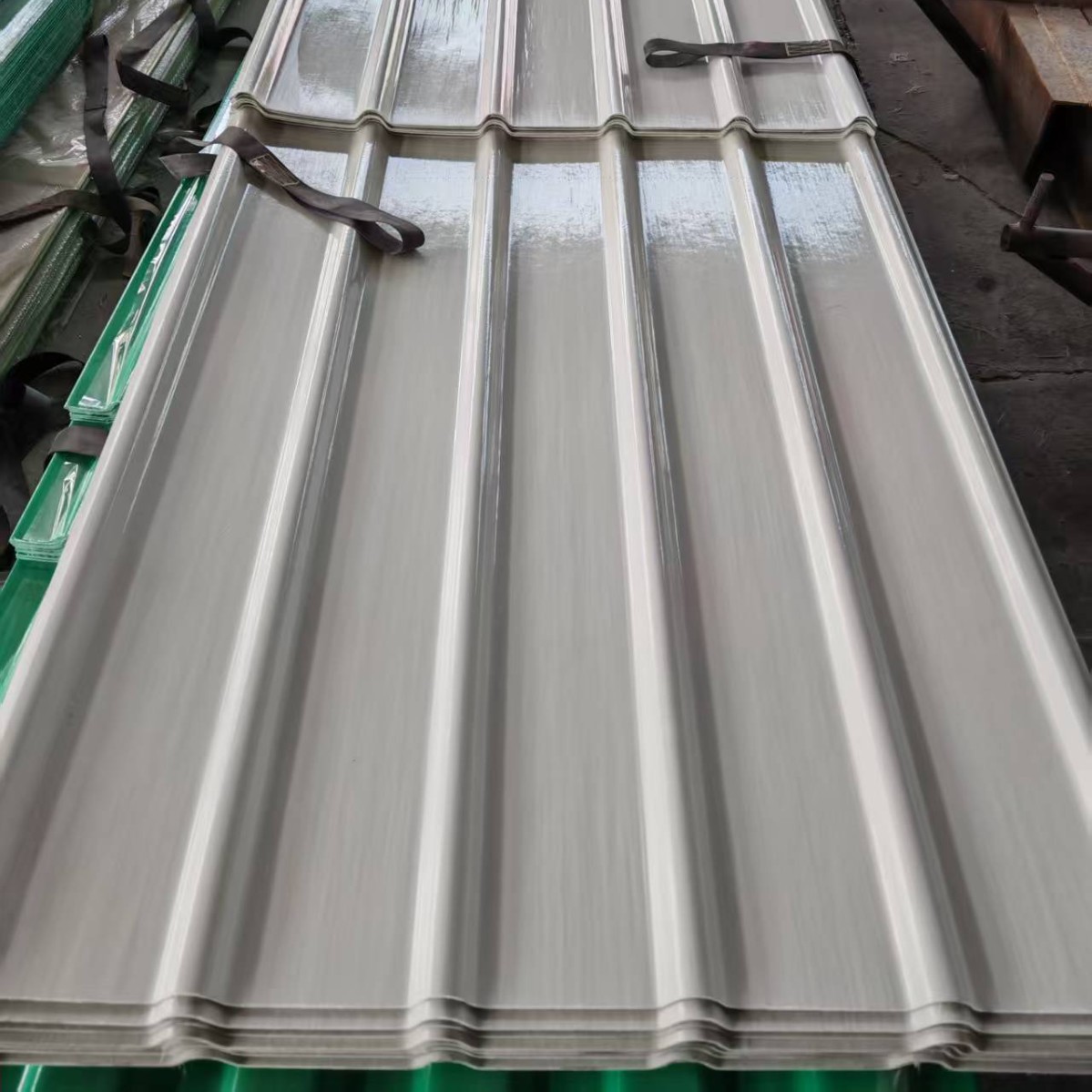 Frp Lighting Board Translucent Resin Fiber Tile Plastic Canopy Garage Fiberglass Tile Sunlight Flat Panel Lighting Tile