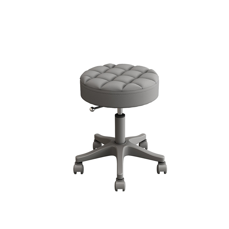 Beauty Stool Beauty Salon Pulley Rotating Lifting Round Stool Cyber Popular Simple Barber Nail Shop Round Chair Wheeled Stool