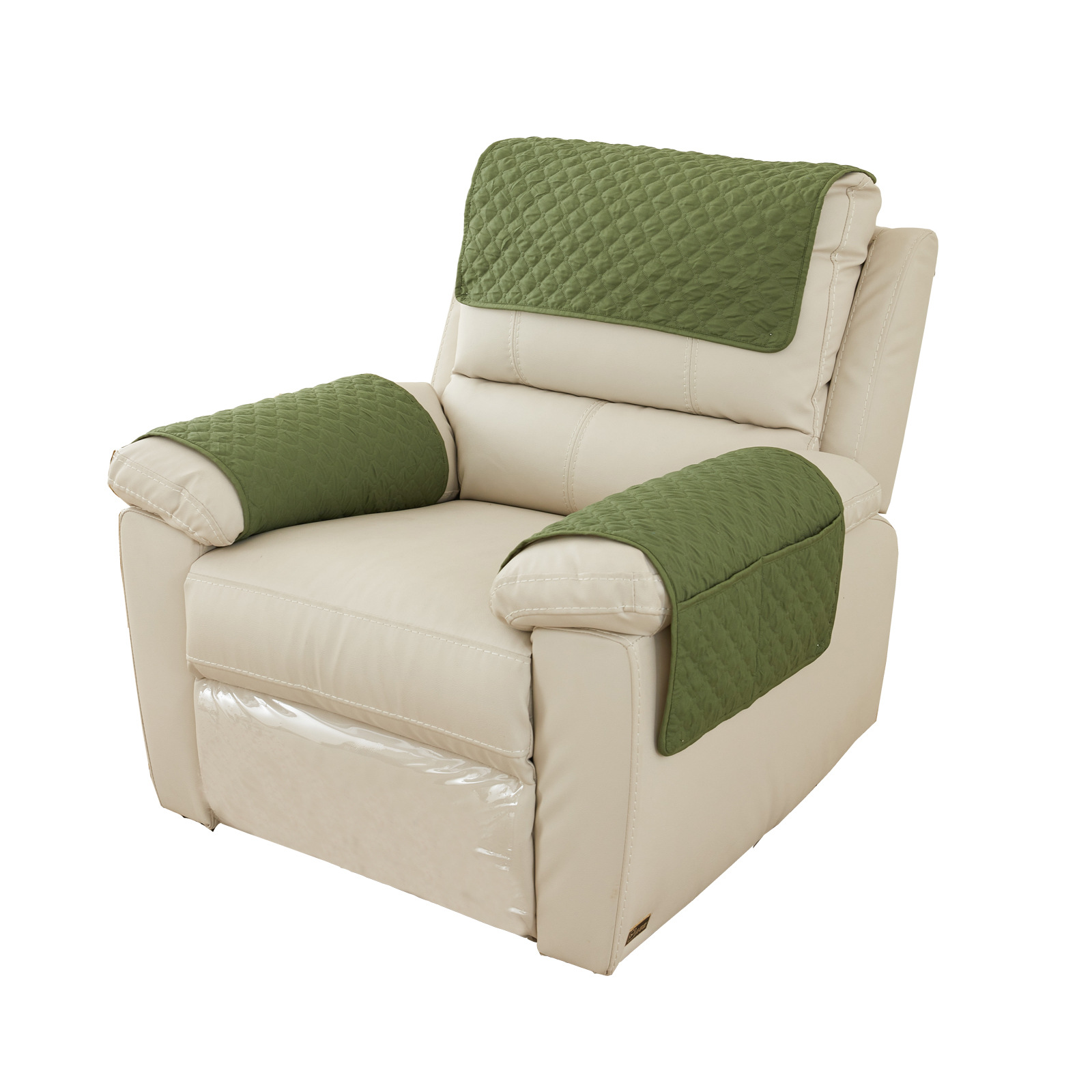 Cross-border new sofa headrest cushion armrest cushion three-piece set with storage sundries pocket recliner sofa armrest towel