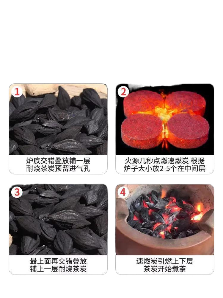Indoor and Winter Household Smokeless Walnut Olive Longan Black Olive Barbecue Fruit Wood Quick-burning Carbon