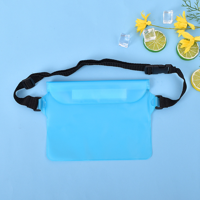 Cross-border Mobile Phone Waterproof Waist Bag Water Splashing Festival Outdoor Drifting Three-layer Sealed Storage Large Mobile Phone Waterproof Bag in stock