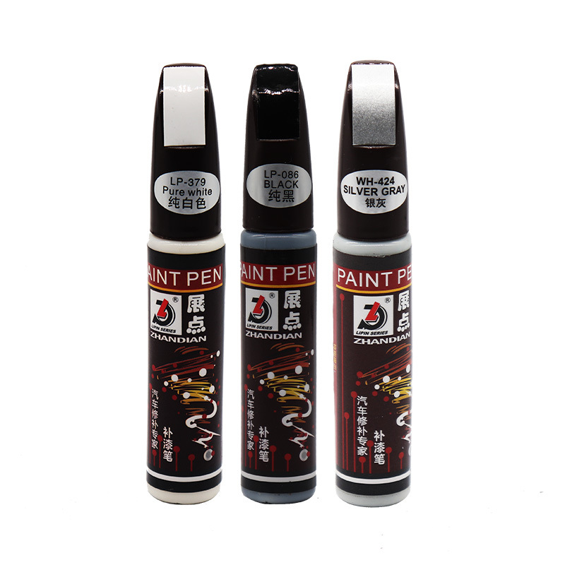 Car Touch-Up Pen, Body Scratch Repair Liquid, Black Paint Pen, Paint Scratch Repair Artifact, White Tire Pen