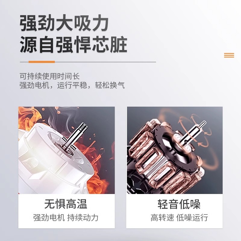 Ventilated fan kitchen lampblack exhaust fan bathroom exhaust fan wall window household strong exhaust fan