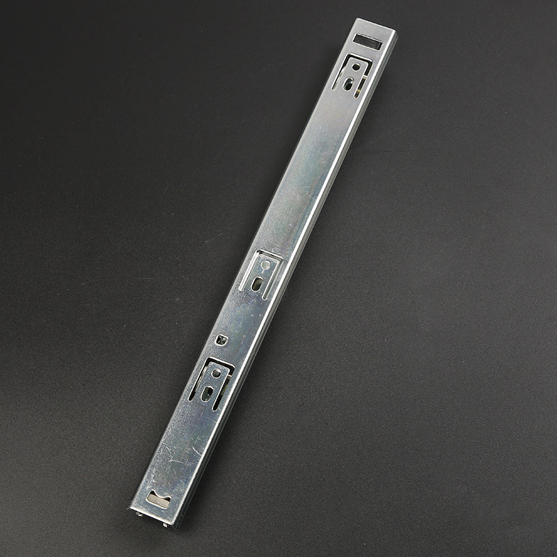 27 wide band ear two-fold steel ball slide rail, drawer wardrobe furniture guide rail 10 inch -20 inch factory wholesale