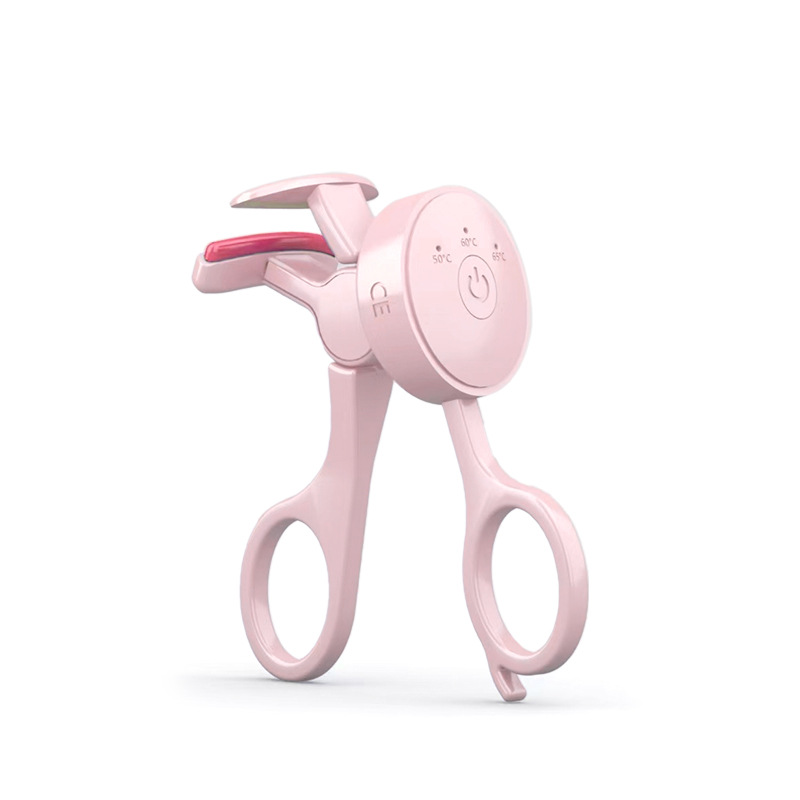 Cross-Border Electric Heated Eyelash Curler, Portable Charging Model, Long-Lasting Styling, Temperature Control, No Meat-Clamping Eyelash Beauty Instrument