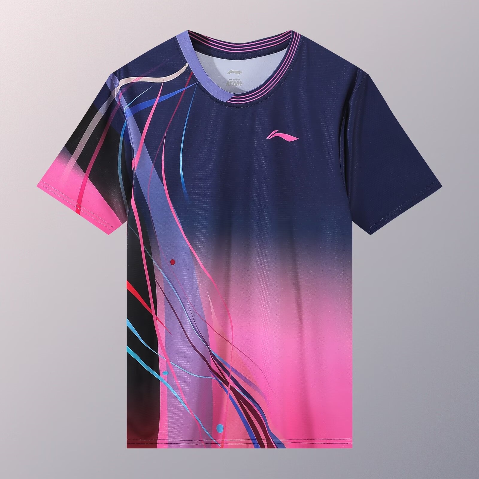 25 Table Tennis Uniforms Ln Quick-Drying T-Shirts Breathable Men's and Women's Training Uniforms Competition Sportswear Badminton Uniforms Printed