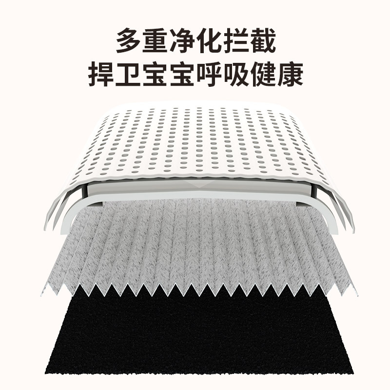 New cross-border usb dust and odor removal air purifier household desktop indoor air filter purifier