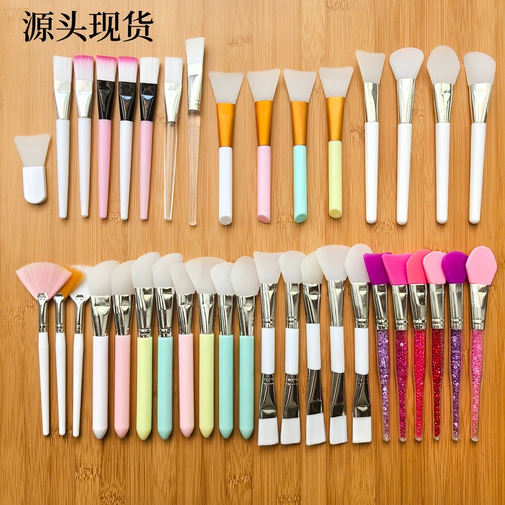 Белая кисть для маски из мягкого волоса силиконовая кисть для маски кисть для макияжа кисть для красоты кисть для пленки аппликатор для маски