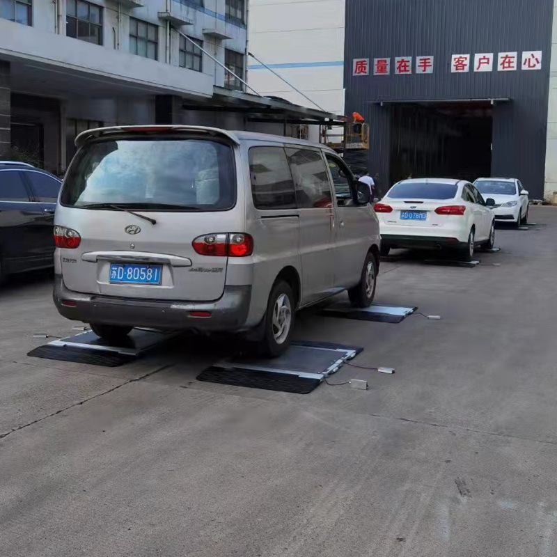 Automotive Center of Gravity Weighing System Four-Plate One-Thousandth Static Wheel Load Gauge Weighing Instrument Automotive Inspection Equipment