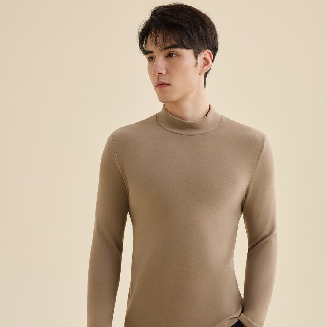 Термобелье для мужчин из шелка и шерсти, 26 лет, новая модель, 10A, антибактериальное, осенне-зимняя одежда, формирующая фигуру, базовый слой, футболка