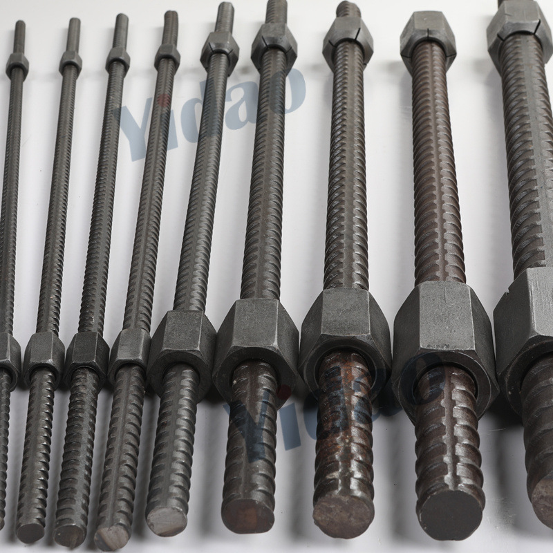 Epoxy Coated Steel Bar Thickness 220 Microns Psb830 Precision Rolled Threaded Steel M36 Specification Prestressed Tensioned Steel Bar