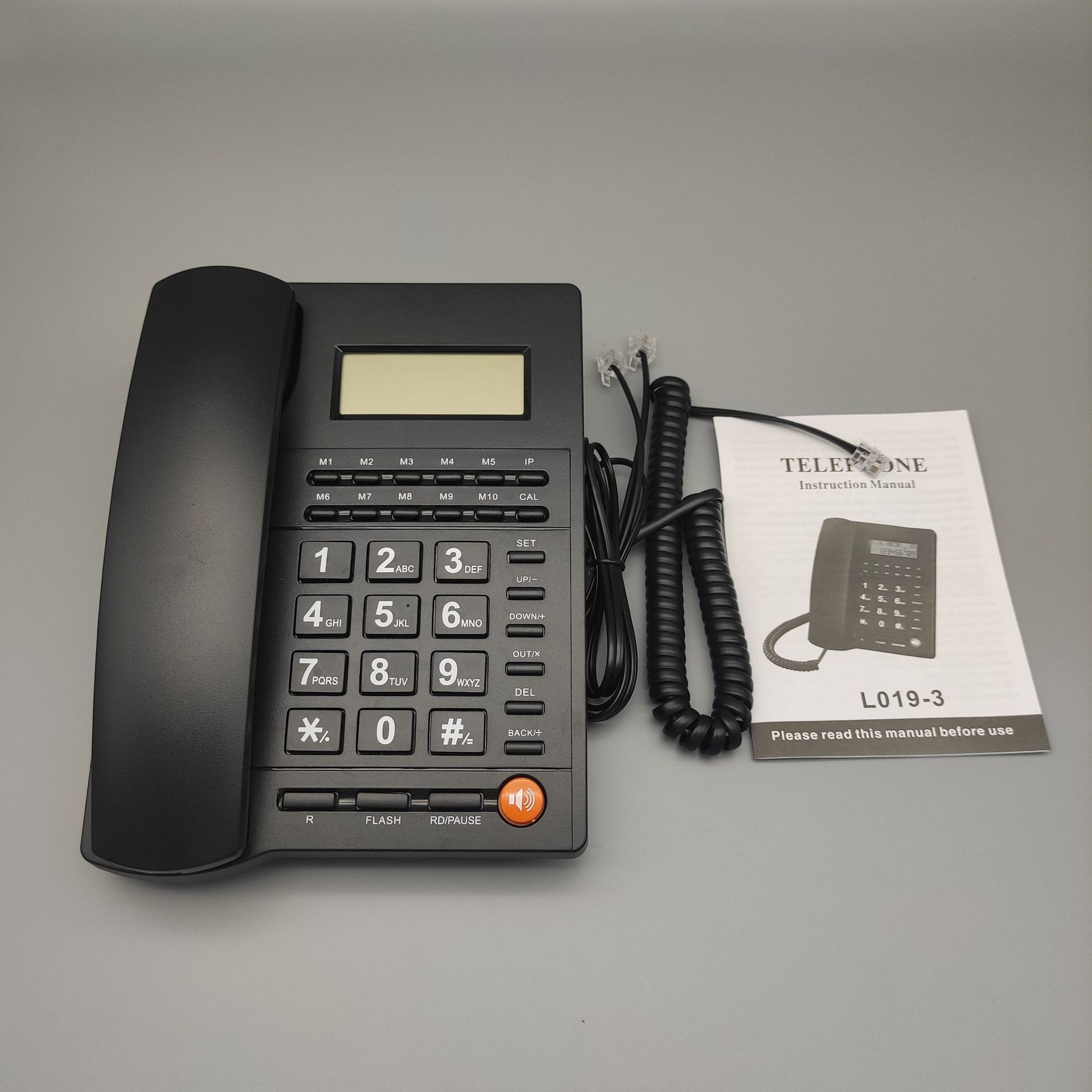He Kai L019 Landline Caller Id Telephone Fully Hands-Free Home Hotel Plug-In Work