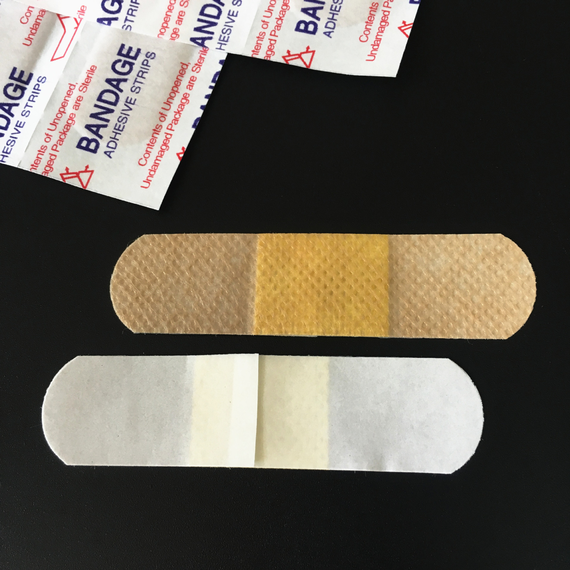 Band-Aid Dressing PE Waterproof Microporous Breathable Skin Color Protective Transparent Band-Aid Separate Packaging OK Bandage