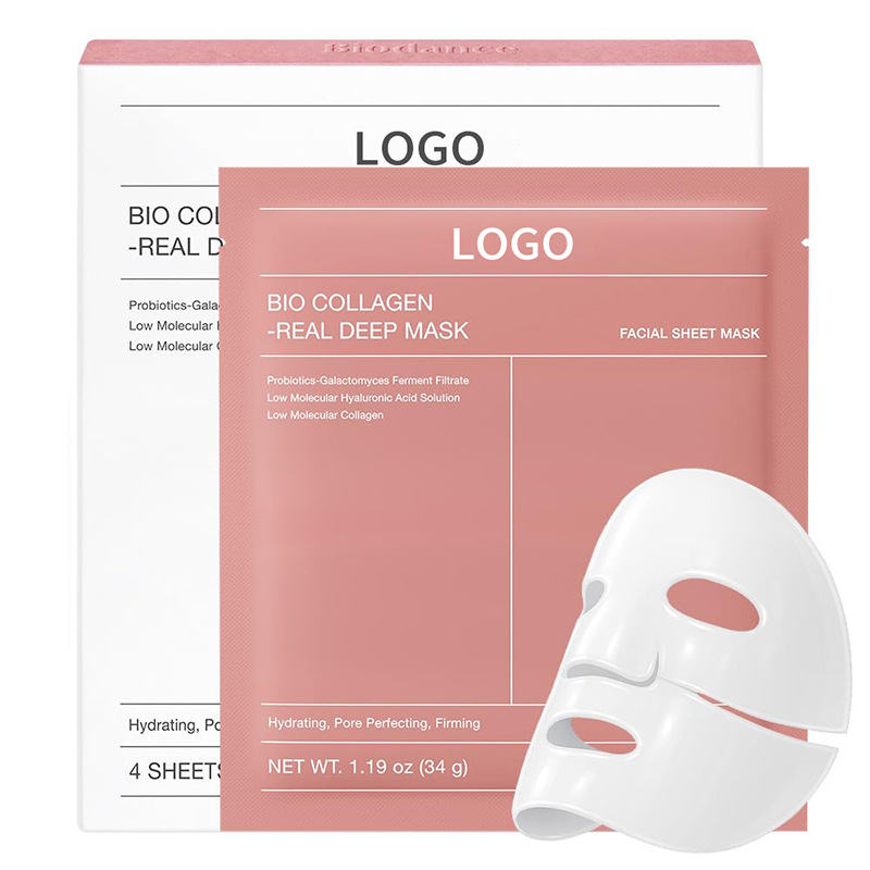 Cross-Border Foreign Trade Customized Bio-Collagen Facial Mask Processing, Moisturizing and Hydrating Facial Mask Cross-Border Oem