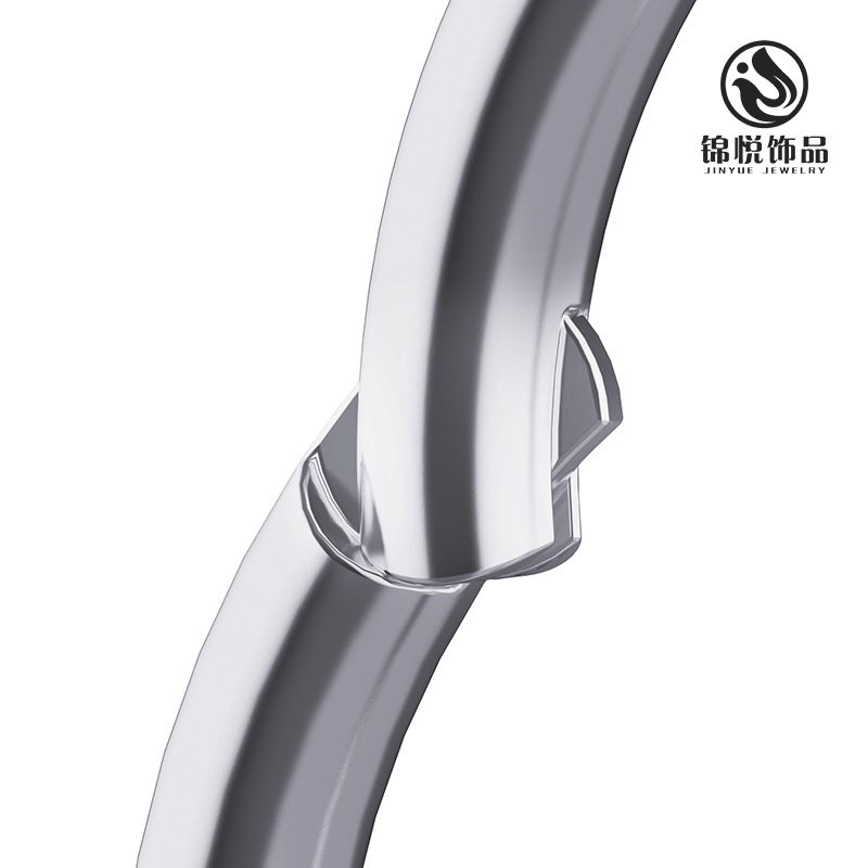 Amazon 316 Stainless Steel Basic Piercing Nose Ring Europe, America and Africa Seamless Closed Ring Body Piercing Jewelry