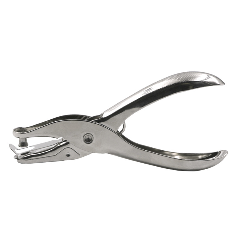 Single hole punching machine mini manual round hole small punching machine stationery student diy binding loose-leaf punch