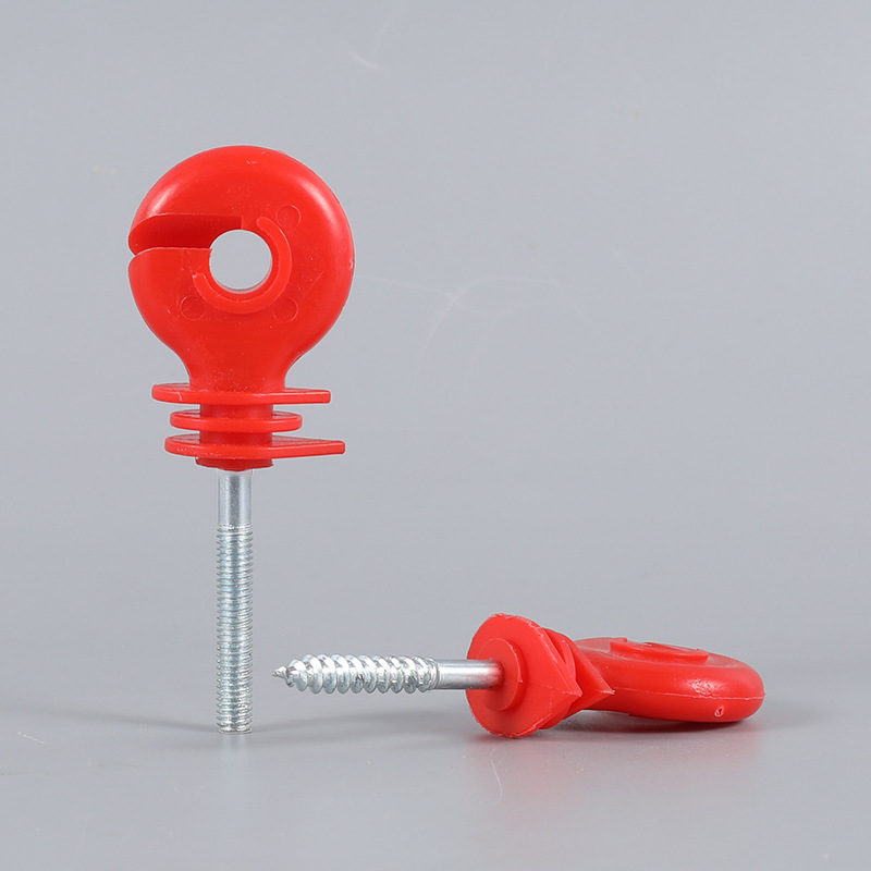 Spot Wholesale Electronic Fence Self-Tapping Insulation Animal Husbandry Breeding Ranch Flat Head Nut Insulating Nails