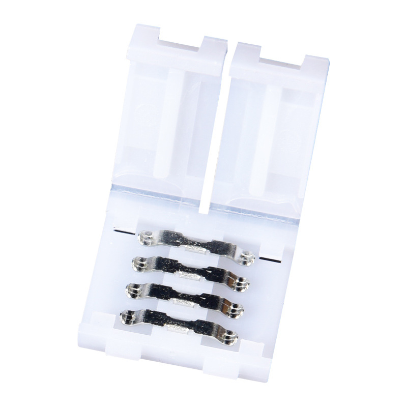 LED10mm4P RGB light strip welding-free connector colorful board-to-board welding-free quick connection Terminal