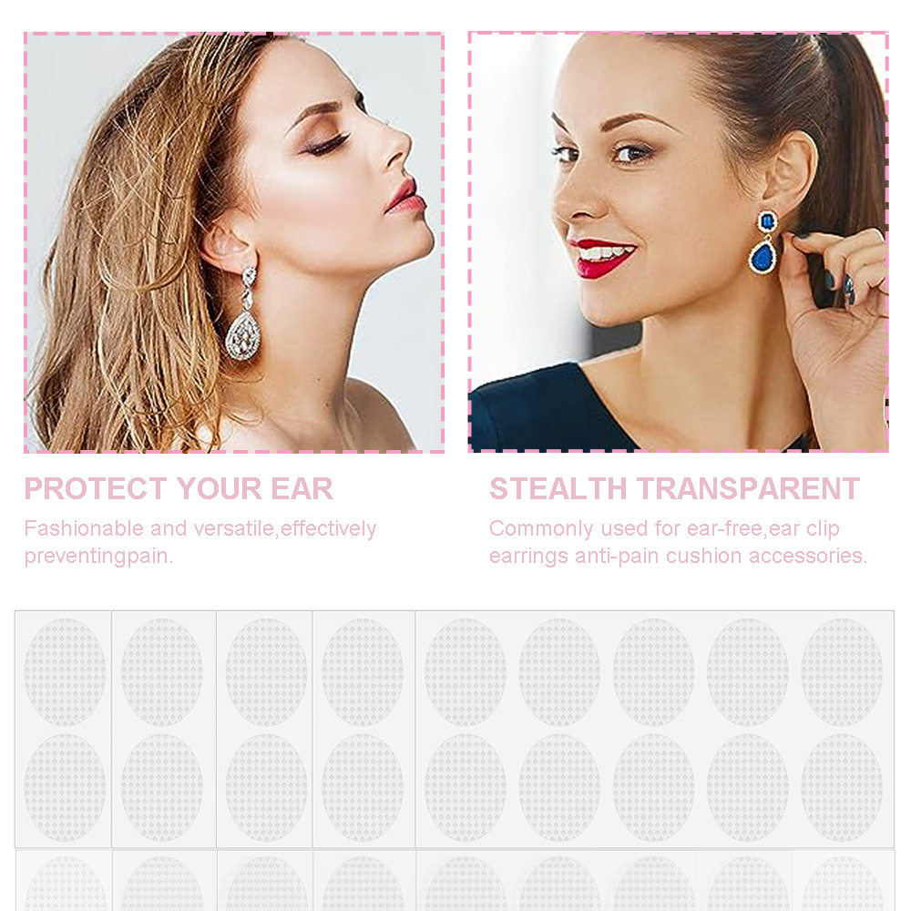 Support Transparent Invisible Earlobe Protection Sticker Female Ear Holes Anti-Expansion Sticker Breathable Ear Lug Protection Sticker